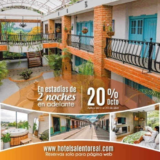 Special offer Hotel Salento Real Eje Cafetero Quindío